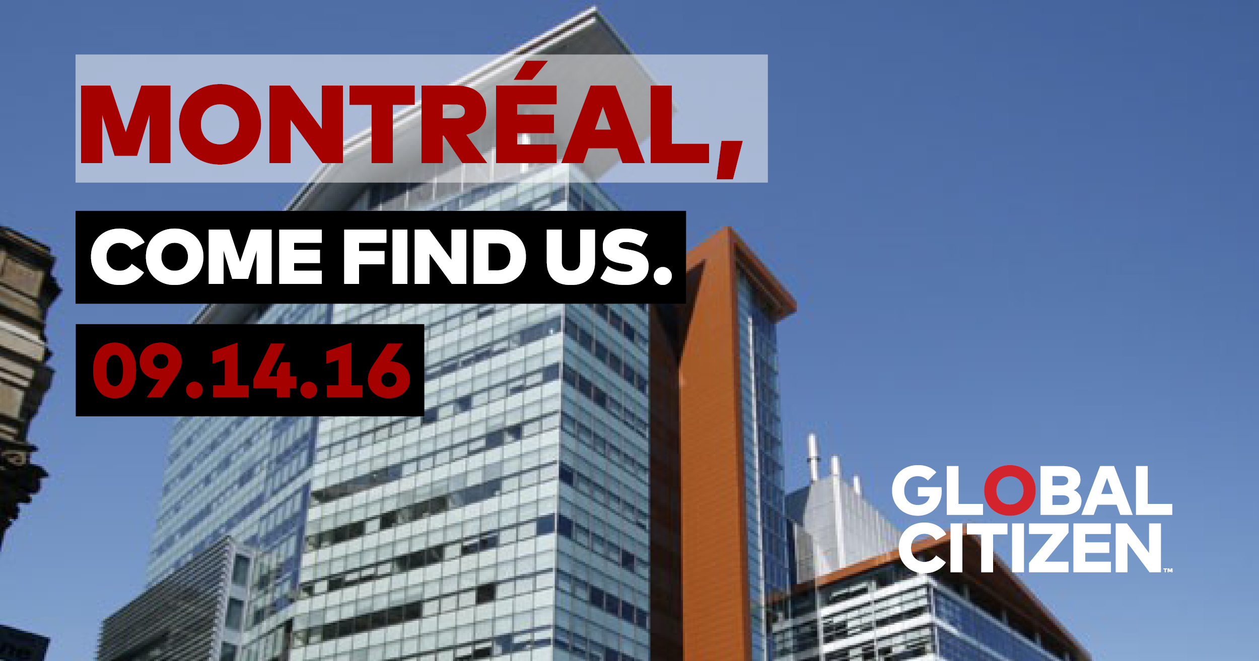 global citizen montreal 2016