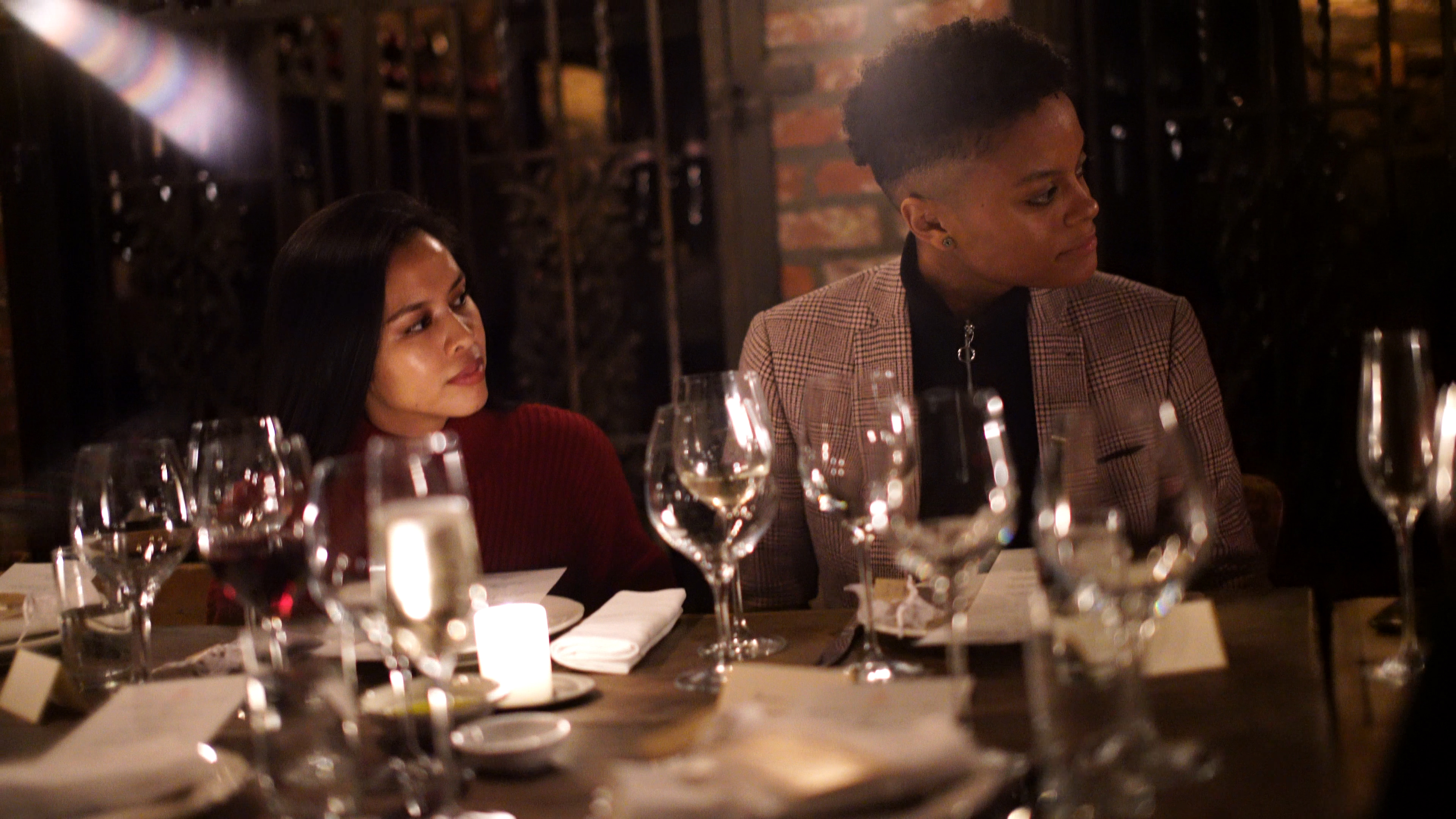 clients at dinner