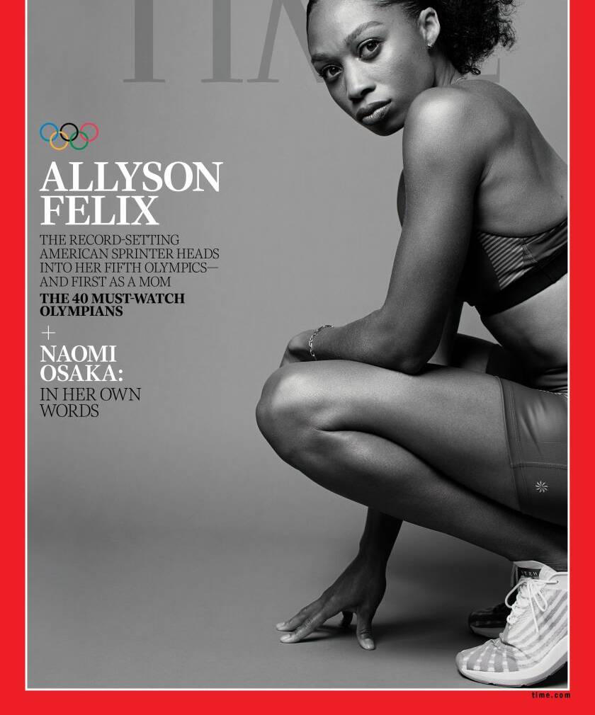 Allyson Felix Times Cover