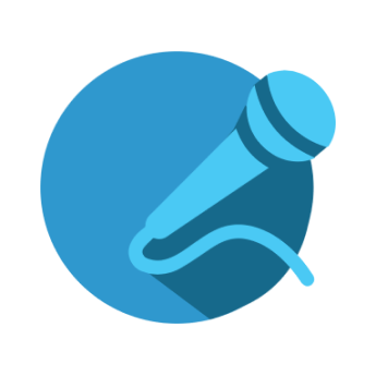 Blue Podcast Development & Production Icon